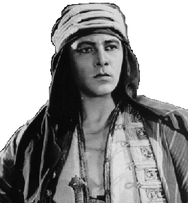 Rudolph Valentino as The Sheik