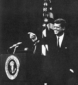 JFK in press conference