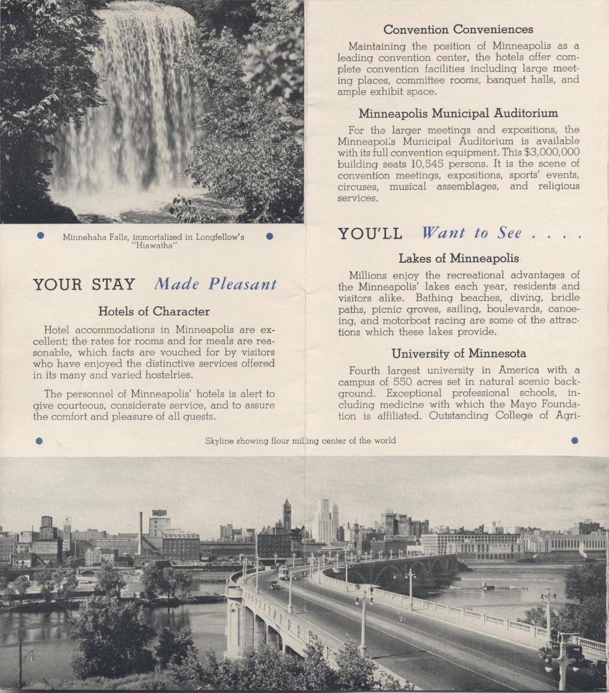 Official Guide to Minneapolis (1930's)C